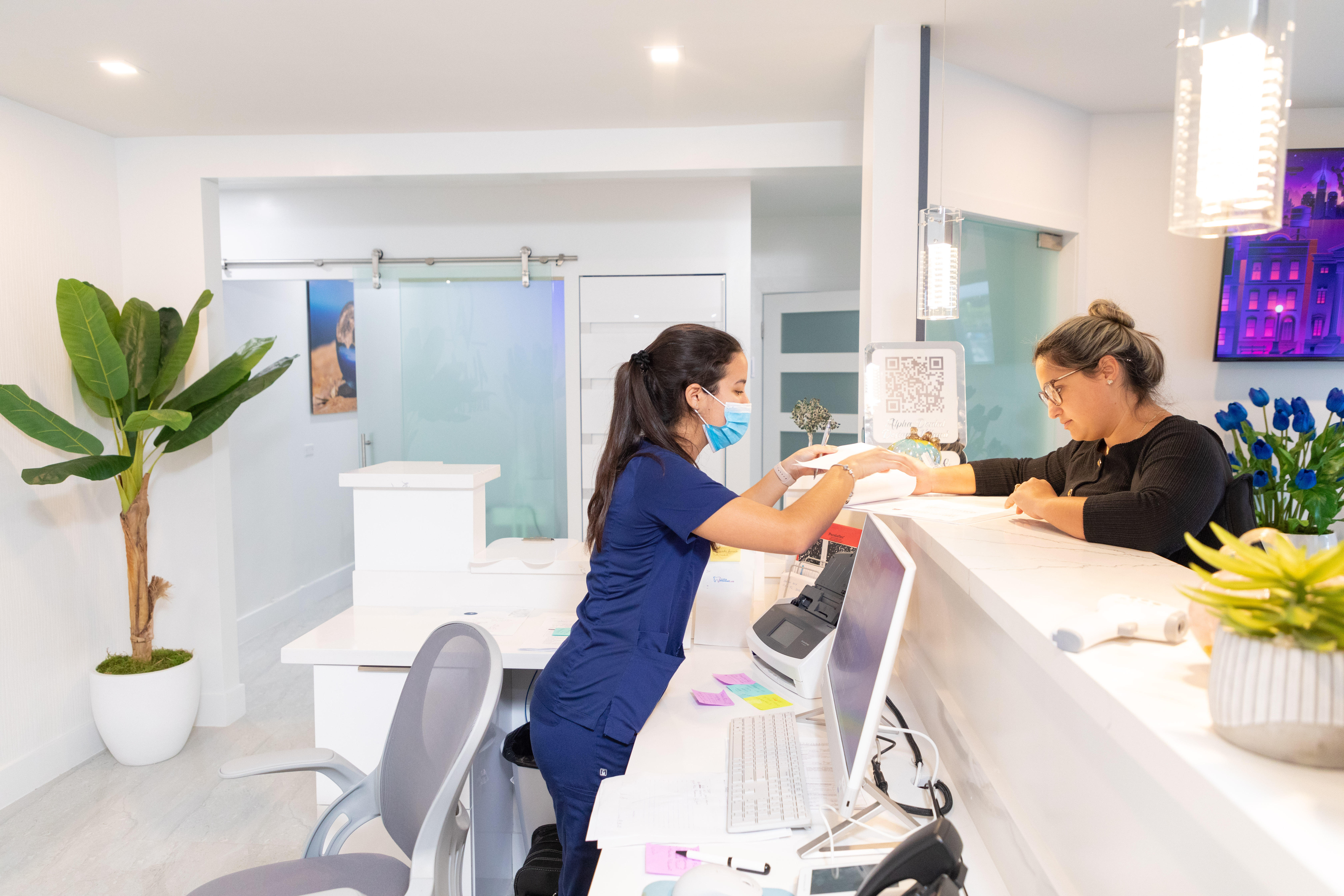 Alpha Dental Designs - Reception
