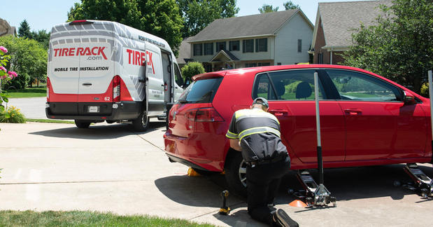 Images Tire Rack Mobile Tire Installation