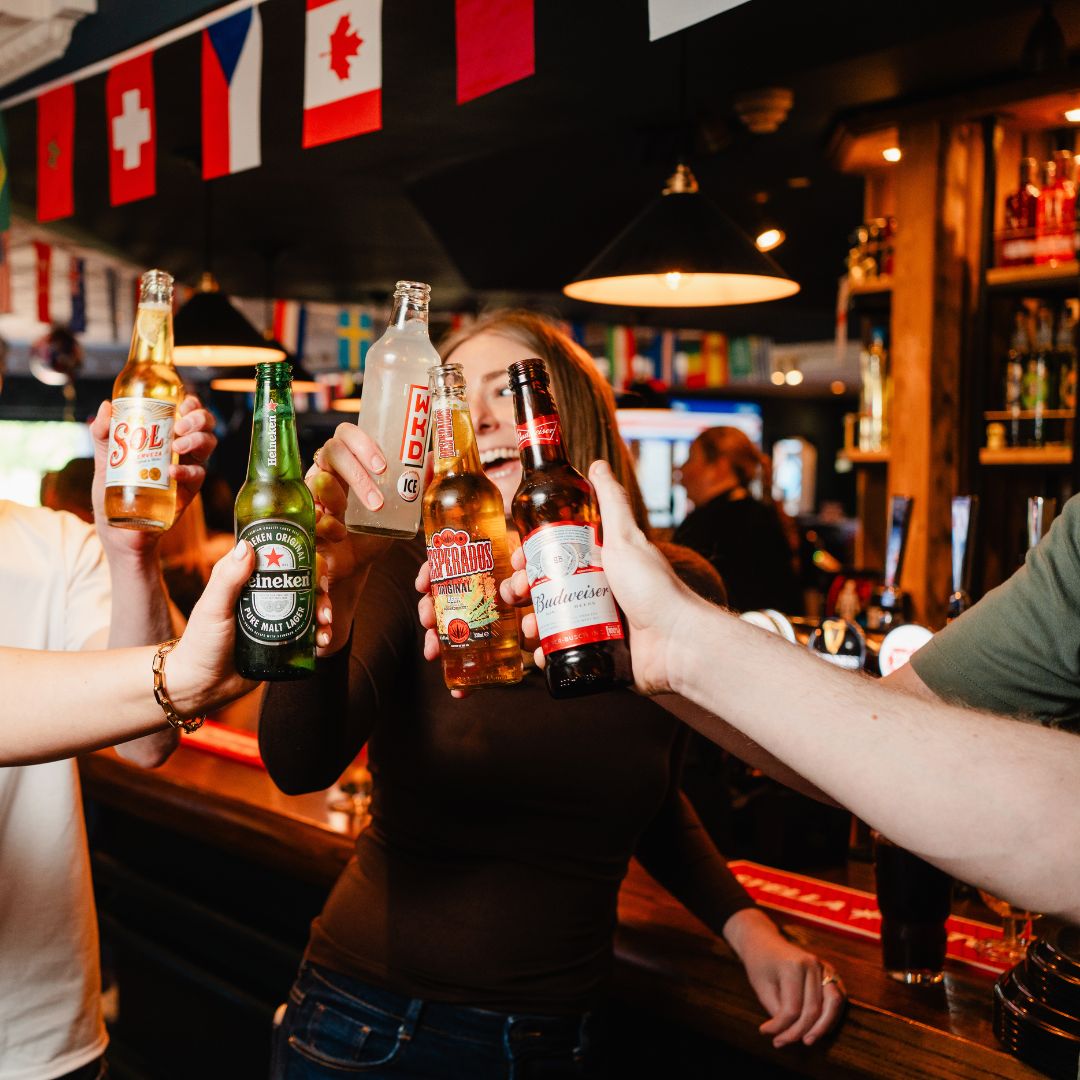 Soak up the atmosphere and enjoy drinks with friends on matchday.