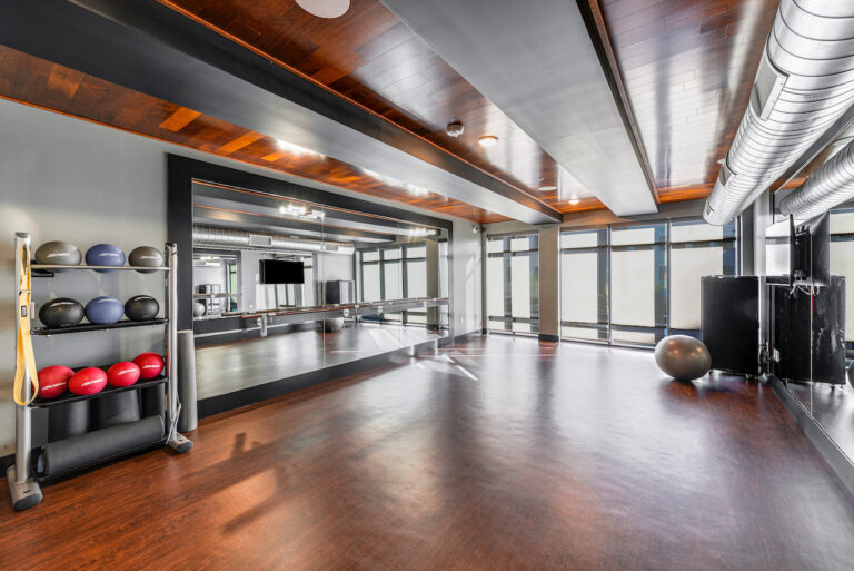 2-Story, Indoor & Outdoor Fitness Center with Yoga Room