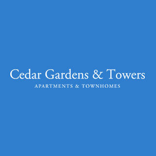Cedar Gardens and Towers Apartment Homes Logo
