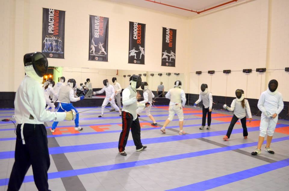 Fencing training - both epee and foil at Academy of Fencing Masters