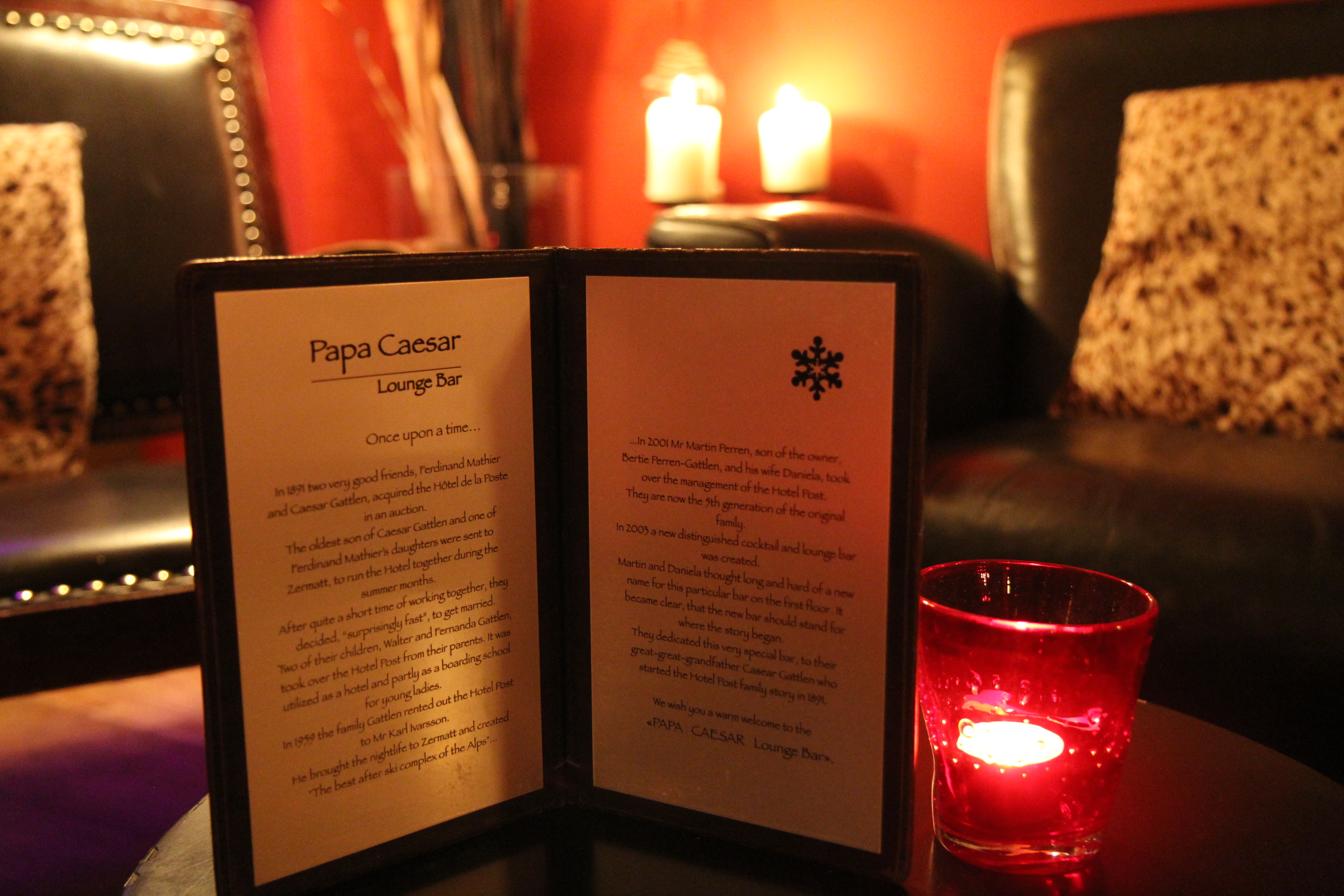 Papa Caesar - lounge bar, Bahnhofstrasse 41 in Zermatt