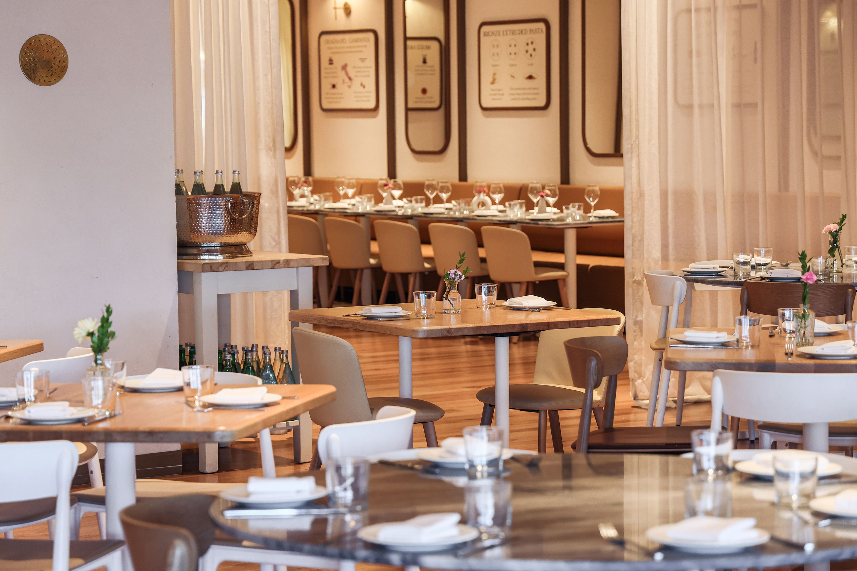 Front View of the Private Dining Room from the regular dining room