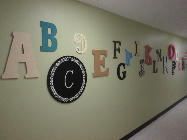 ABC wall