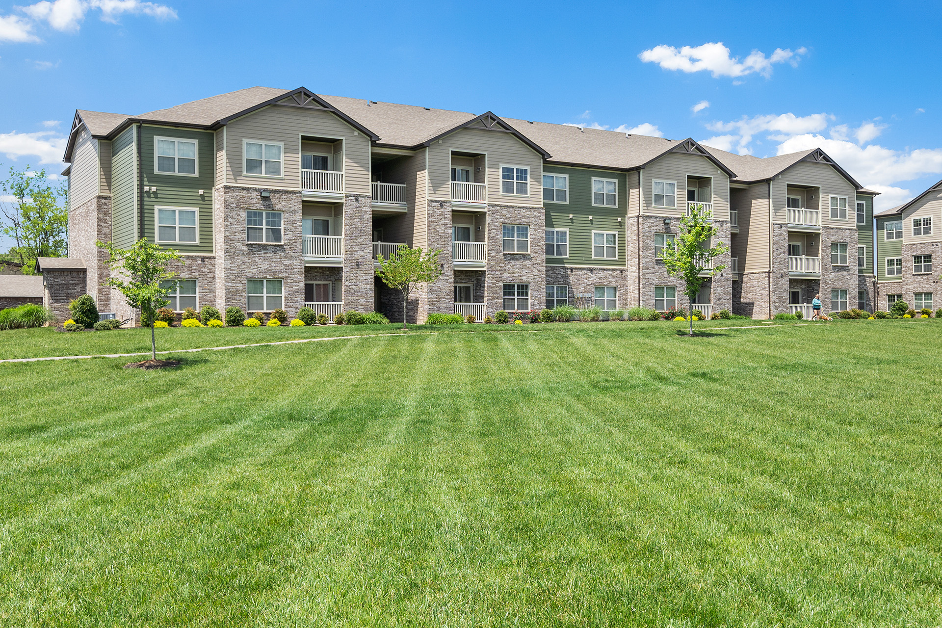 Exterior of apartment homes at Addison at Rossview