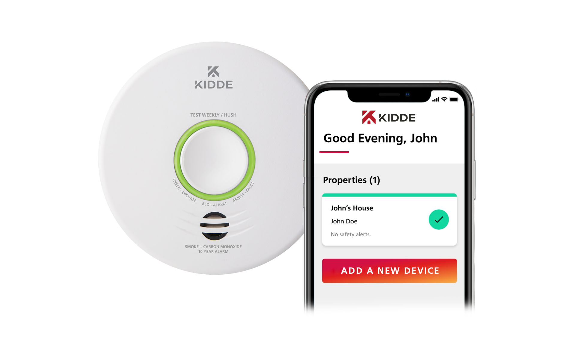 Kidde HomeSafe : votre lien vers la sécurité.