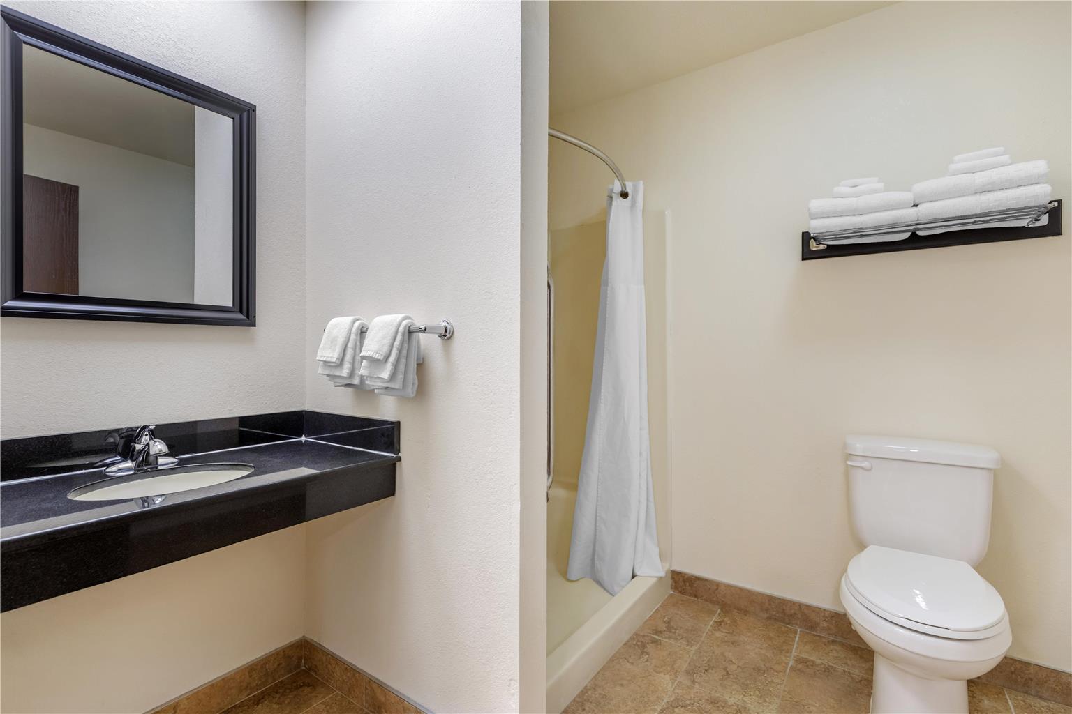 King Suite - Heart-Shaped Jetted Tub Bathroom