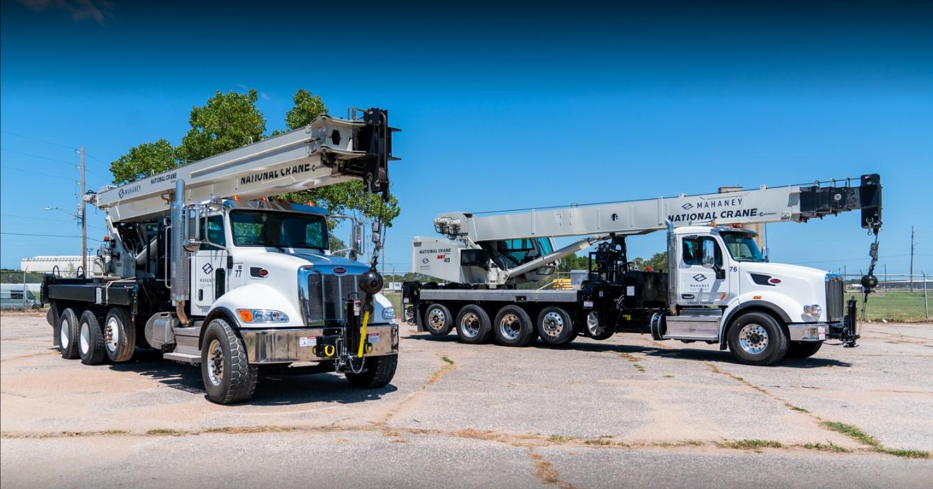 Picture of Mahaney Roofing Company Trucks