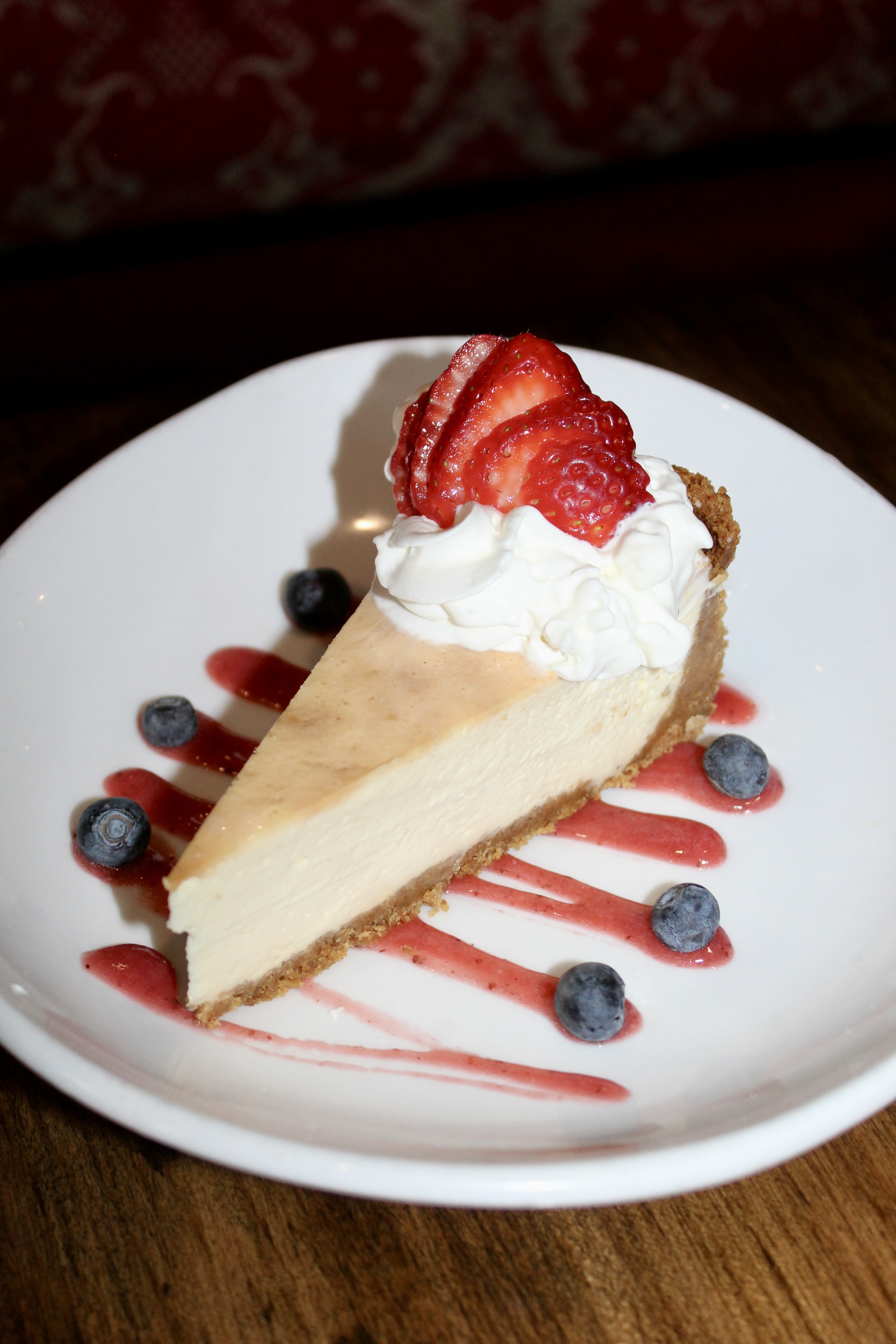 Chef's Signature Cheesecake dessert 