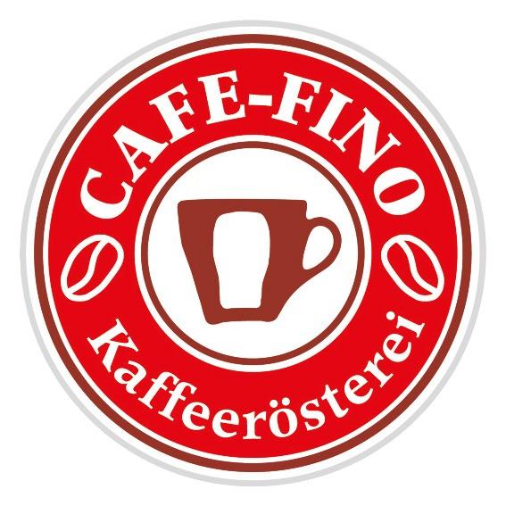 Logo Logo von Cafe Fino in Mammendorf mit Kaffeetasse und Schrift Kaffeerösterei