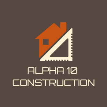 Alpha 10 Construction Logo