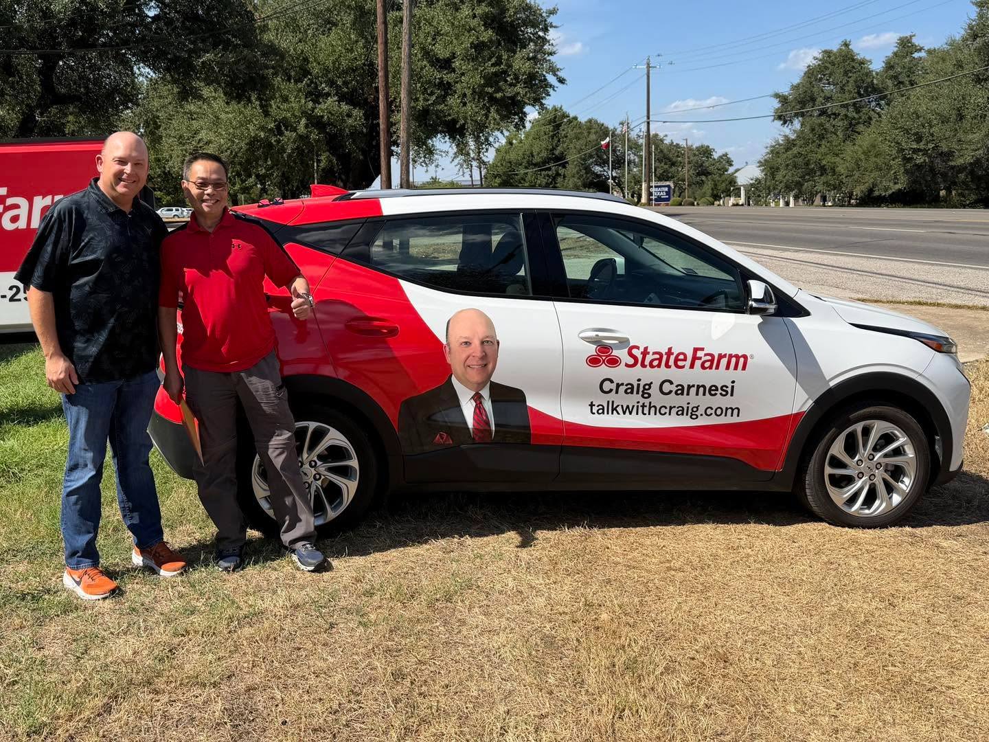 Thank you to Danny for stopping by and choosing State Farm! He had been driving by for years and loved our agency car. It caught his attention, and our service helped him make the choice. Stop by Monday-Friday to learn more!