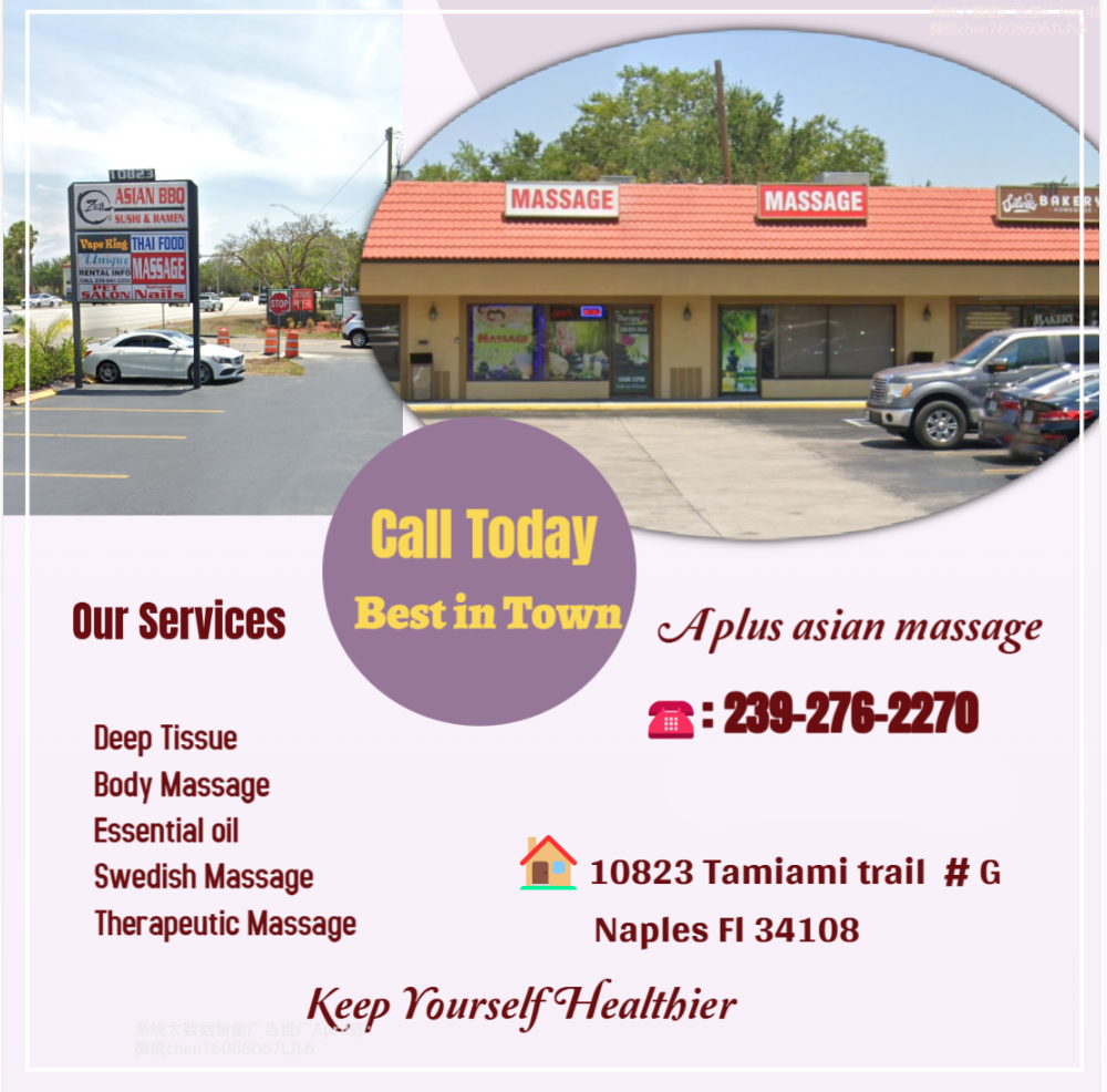 Our traditional full body massage in Naples, FL
includes a combination of different massage therapies like
Swedish Massage, Deep Tissue, Sports Massage, Hot Oil Massage
at reasonable prices.