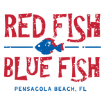 Red Fish Blue Fish Pensacola Beach Logo