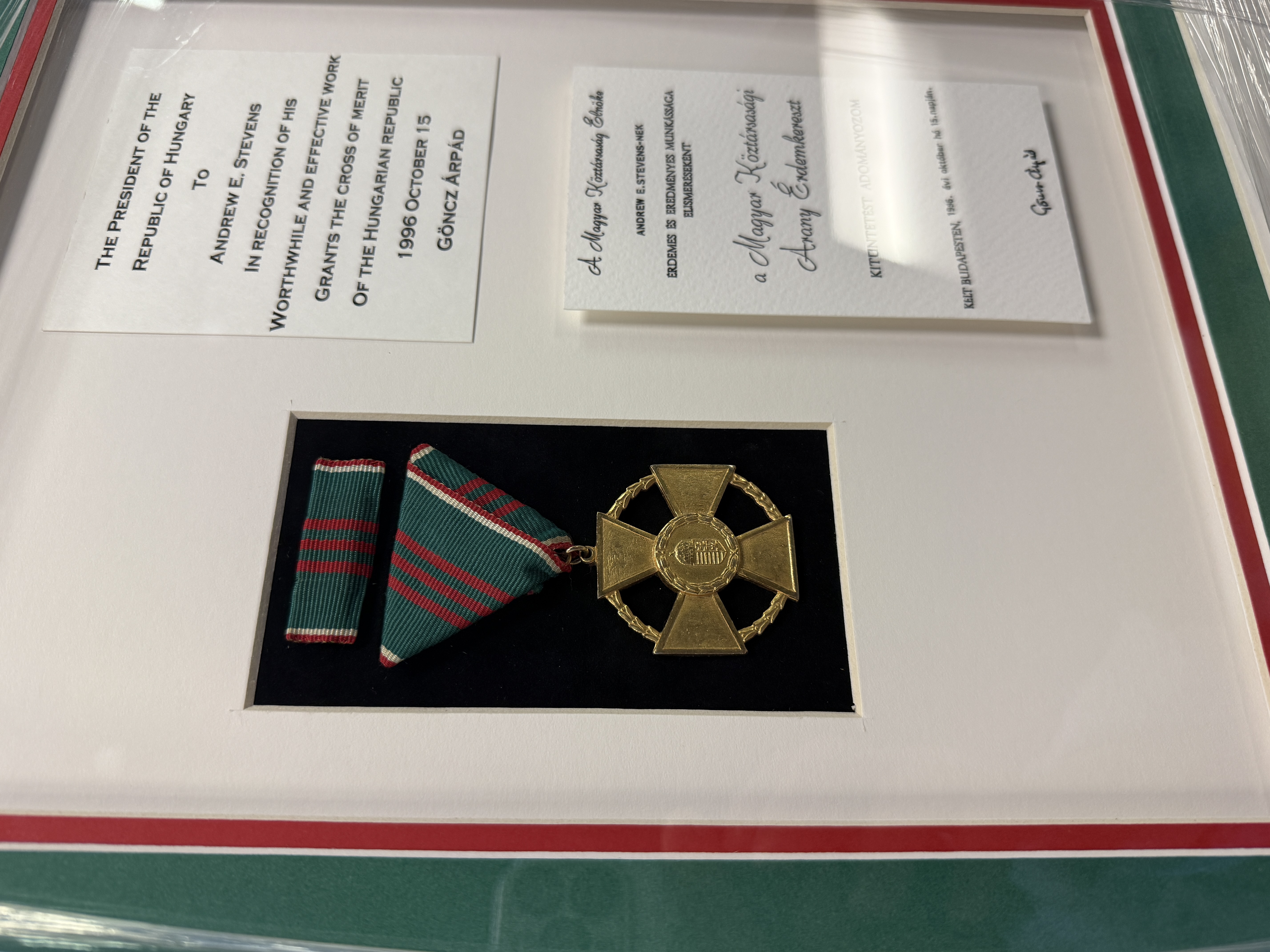 Medal of honor after