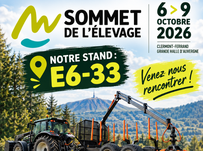 Retrouvez-nous au Sommet de l'élevage 2026