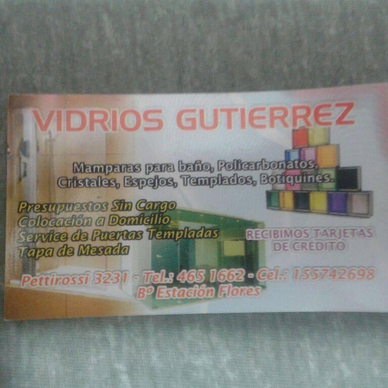 Vidrios Gutierrez - Manufacturer - Córdoba - 0351 465-3689 Argentina | ShowMeLocal.com