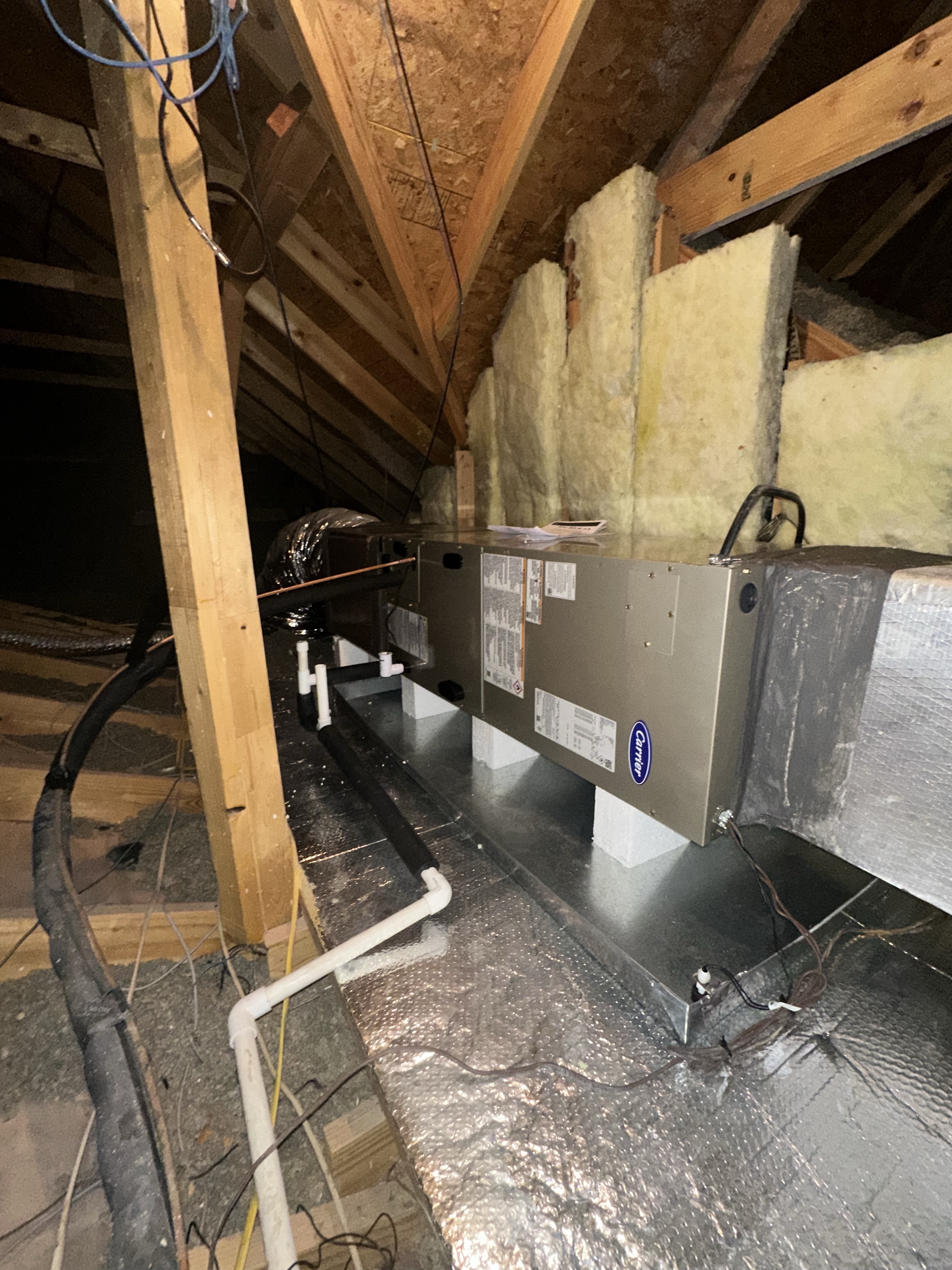 New air handler installation