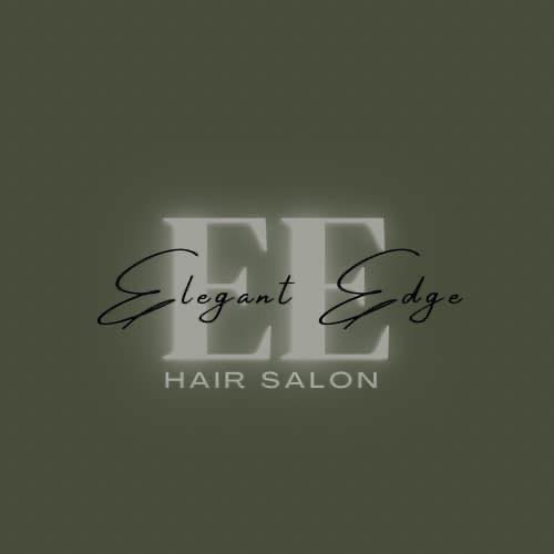 Elegant Edge Hair Salon Logo