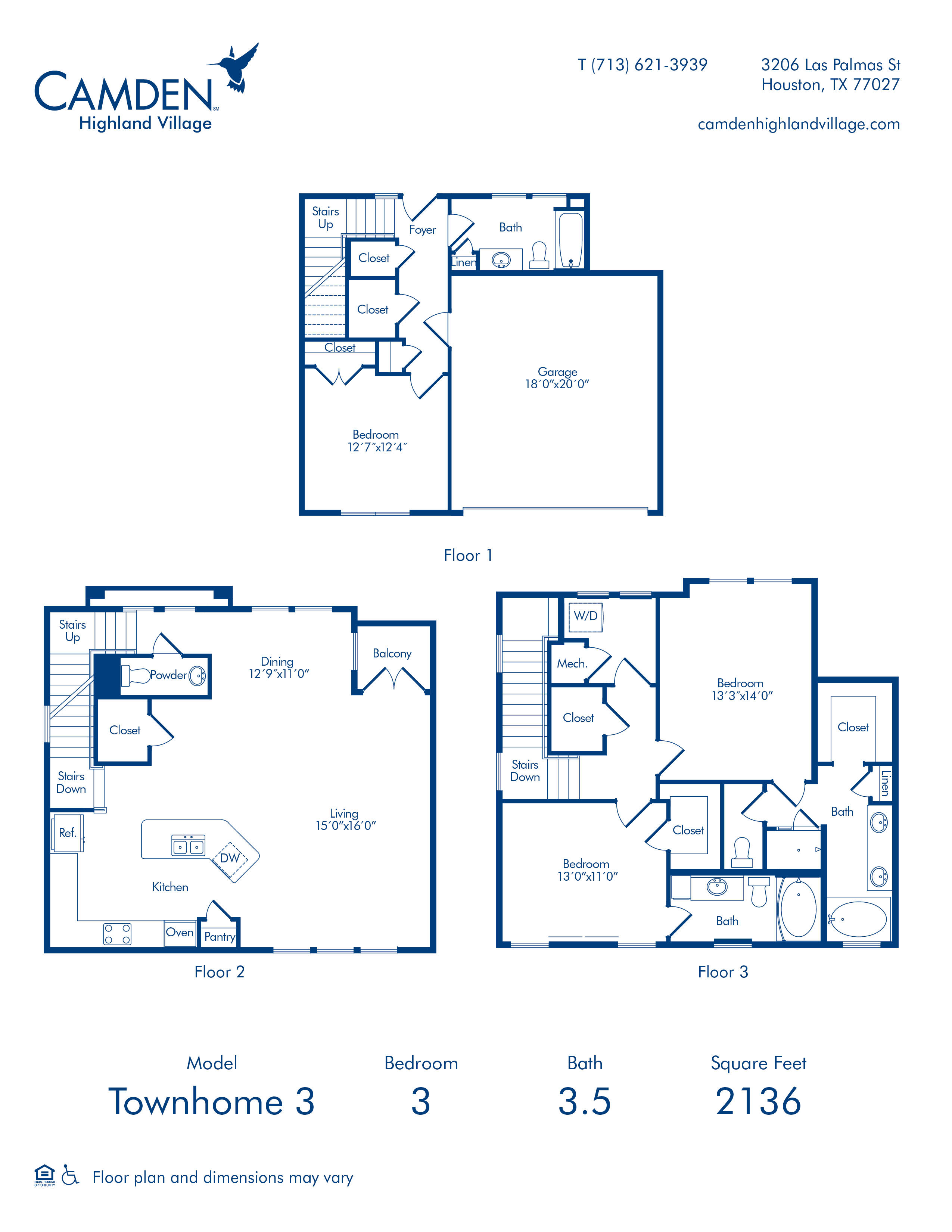 Camden Highland Village Apartments and Townhomes Photo