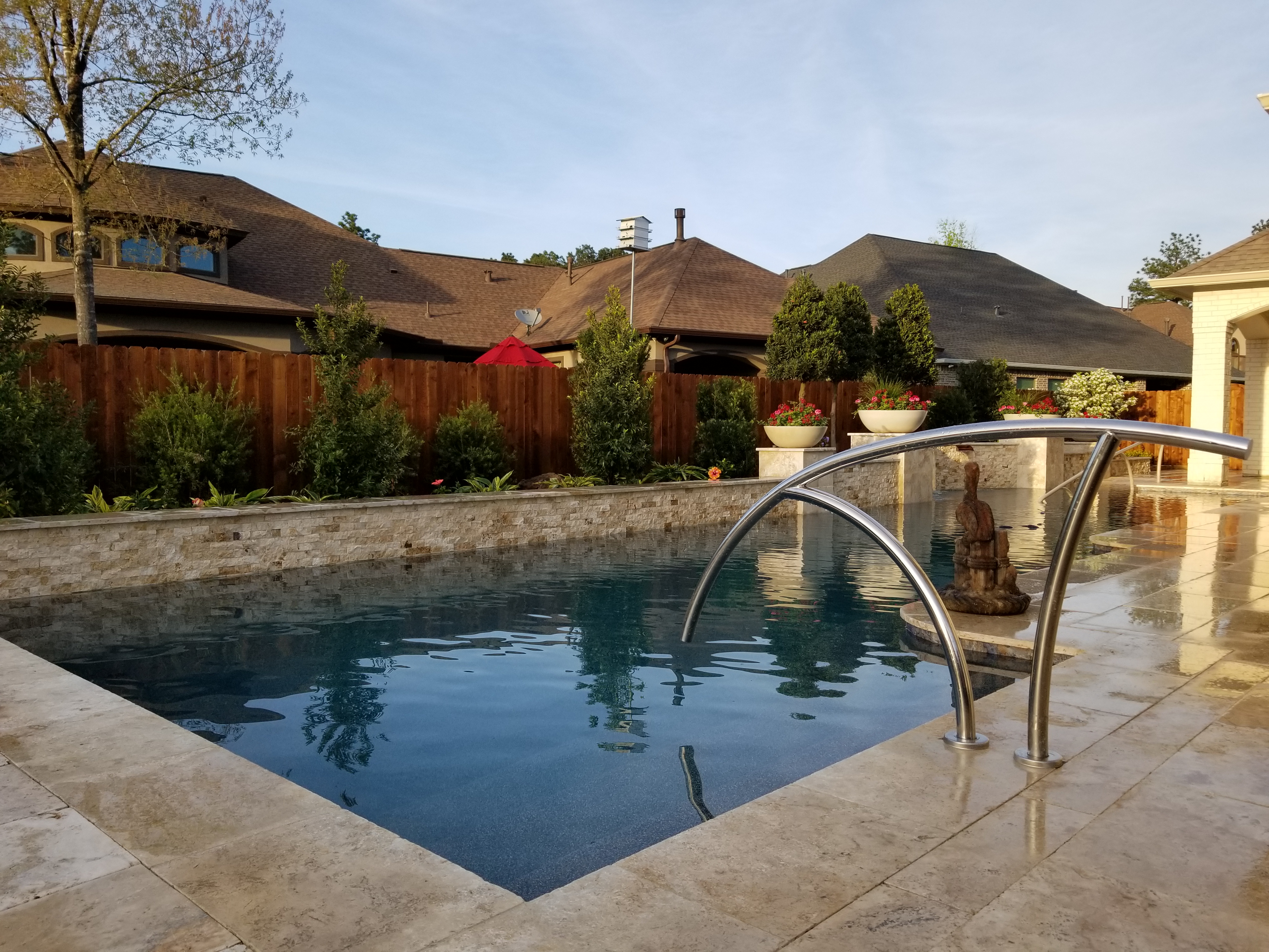Swimming Pool in Outdoor Space in Kingwood, TX!