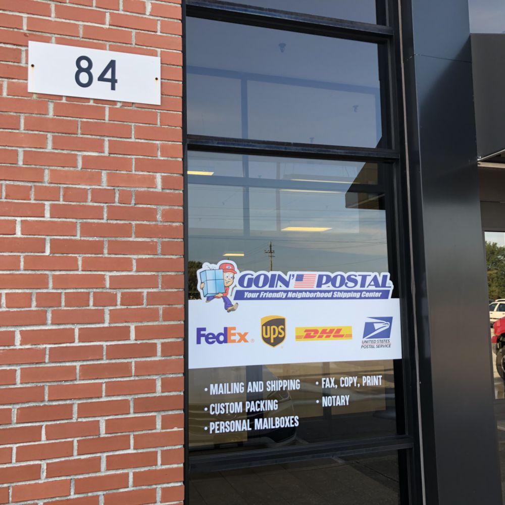 We are located inside the Hadnot Point Plaza on Holcomb Blvd. We ship with all major carriers, including FedEx, UPS, USPS, and DHL. We will help you choose the right service for all your shipping and mailing needs.