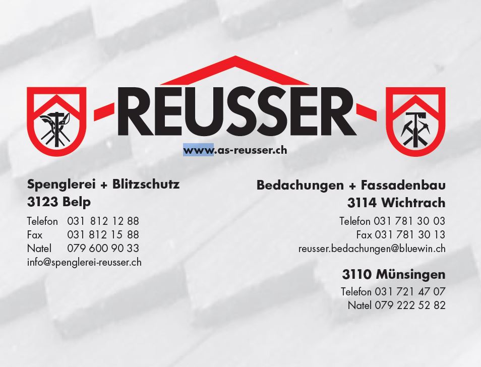 Bilder Reusser Bedachungen+Fassadenbau GmbH