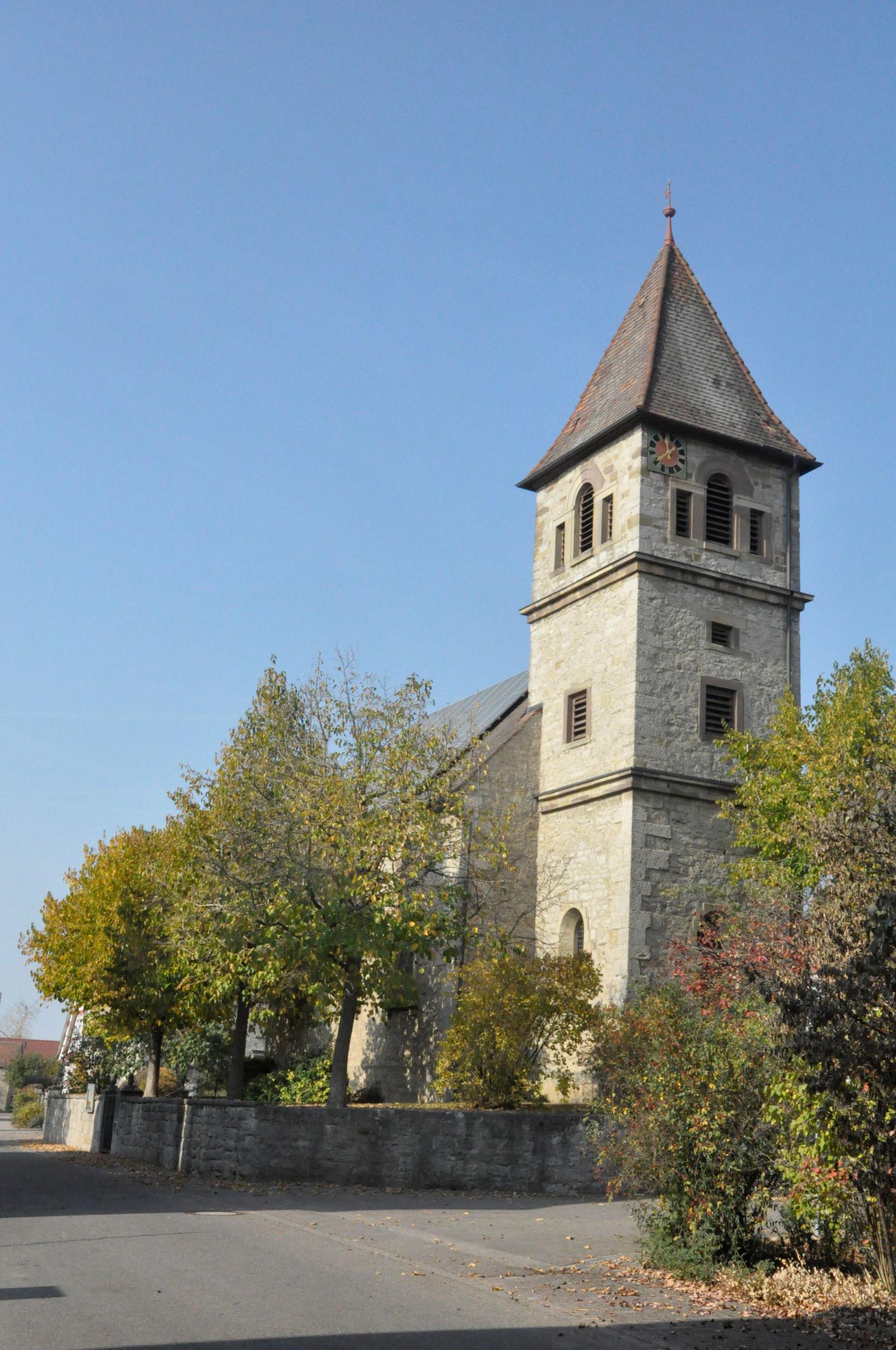 Stephanuskirche - Evangelische Kirchengemeinde Sechselbach, Sechselbach 26 in Creglingen