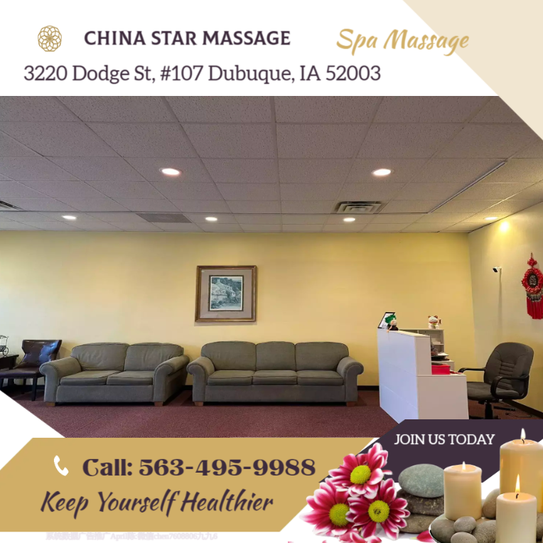 Whether it's stress, physical recovery, or a long day at work, China Star Massage has helped many clients relax in the comfort of our quiet & comfortable rooms with calming music.