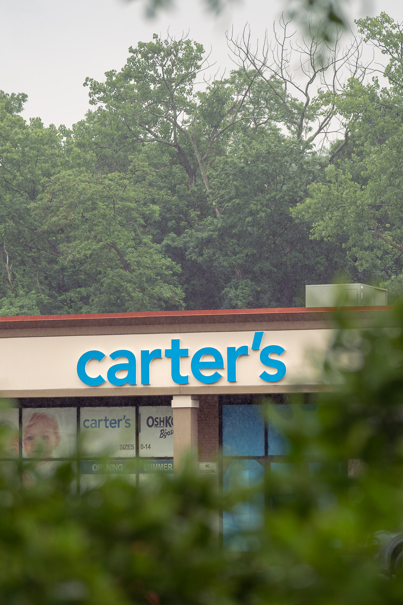 Custom illuminated channel letter signage installed by Sign Pro for Carter’s, creating strong brand visibility and a professional storefront appearance.