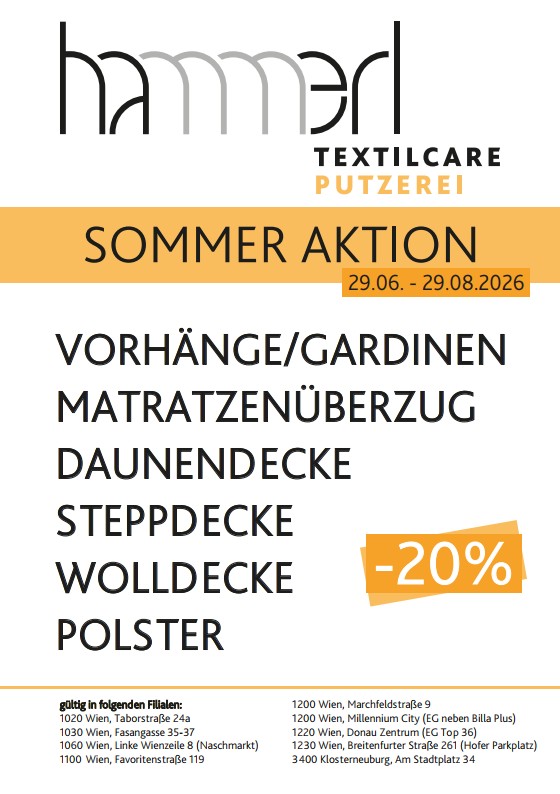Bild 2 von Hammerl TextilCare (Putzerei/Textilreinigung)