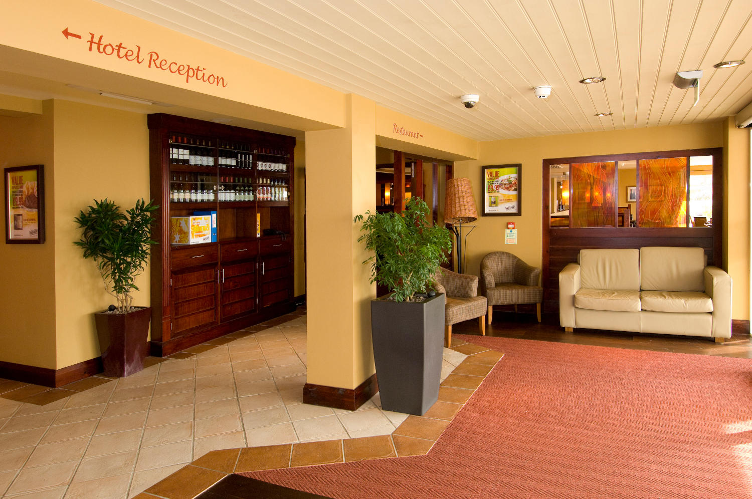 Premier Inn Torquay Seafront hotel lounge Premier Inn Torquay Seafront hotel Torquay 03333 219097