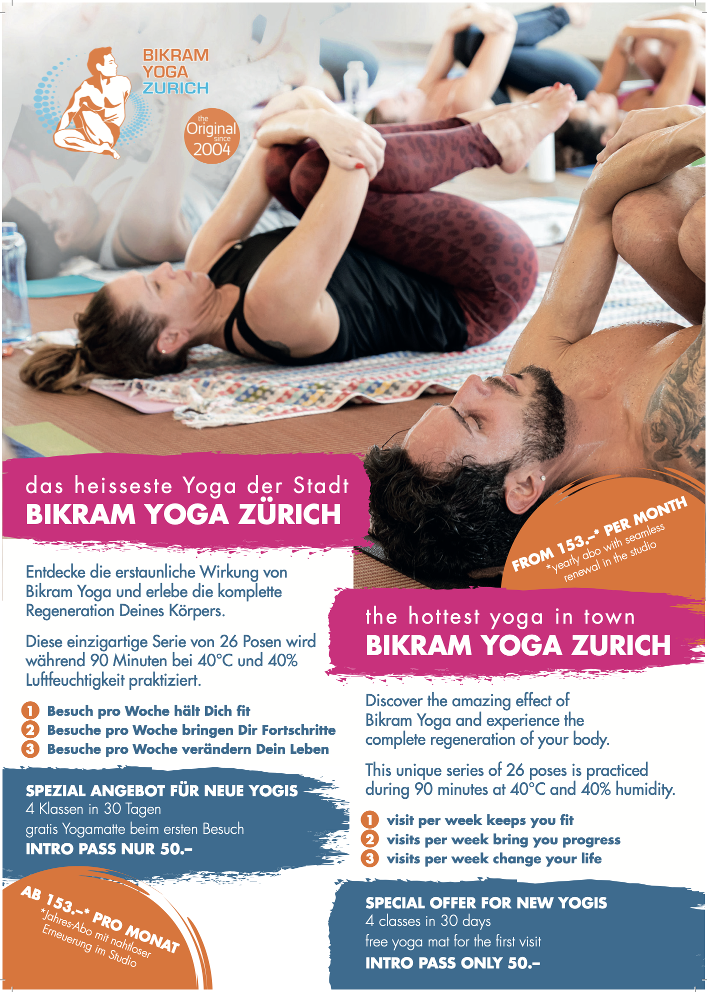 Bilder Bikram Yoga Zürich