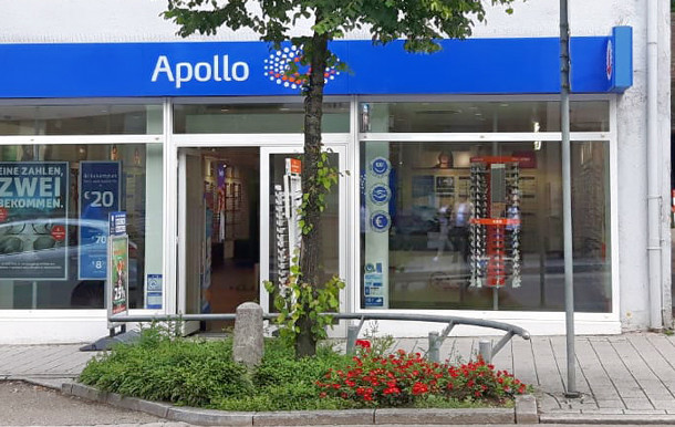 Bild 1 Apollo-Optik in Crailsheim