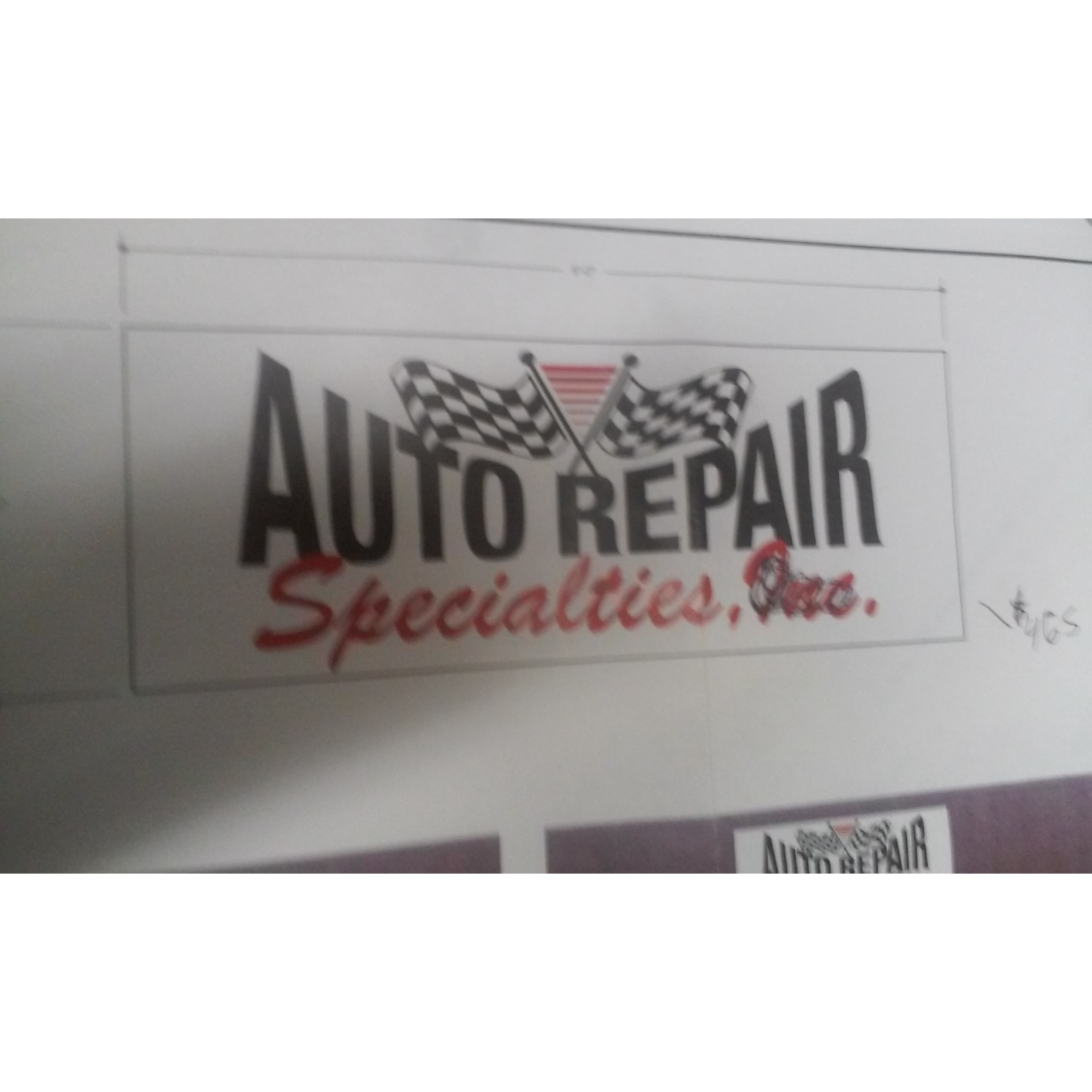 Auto Repair Specialties