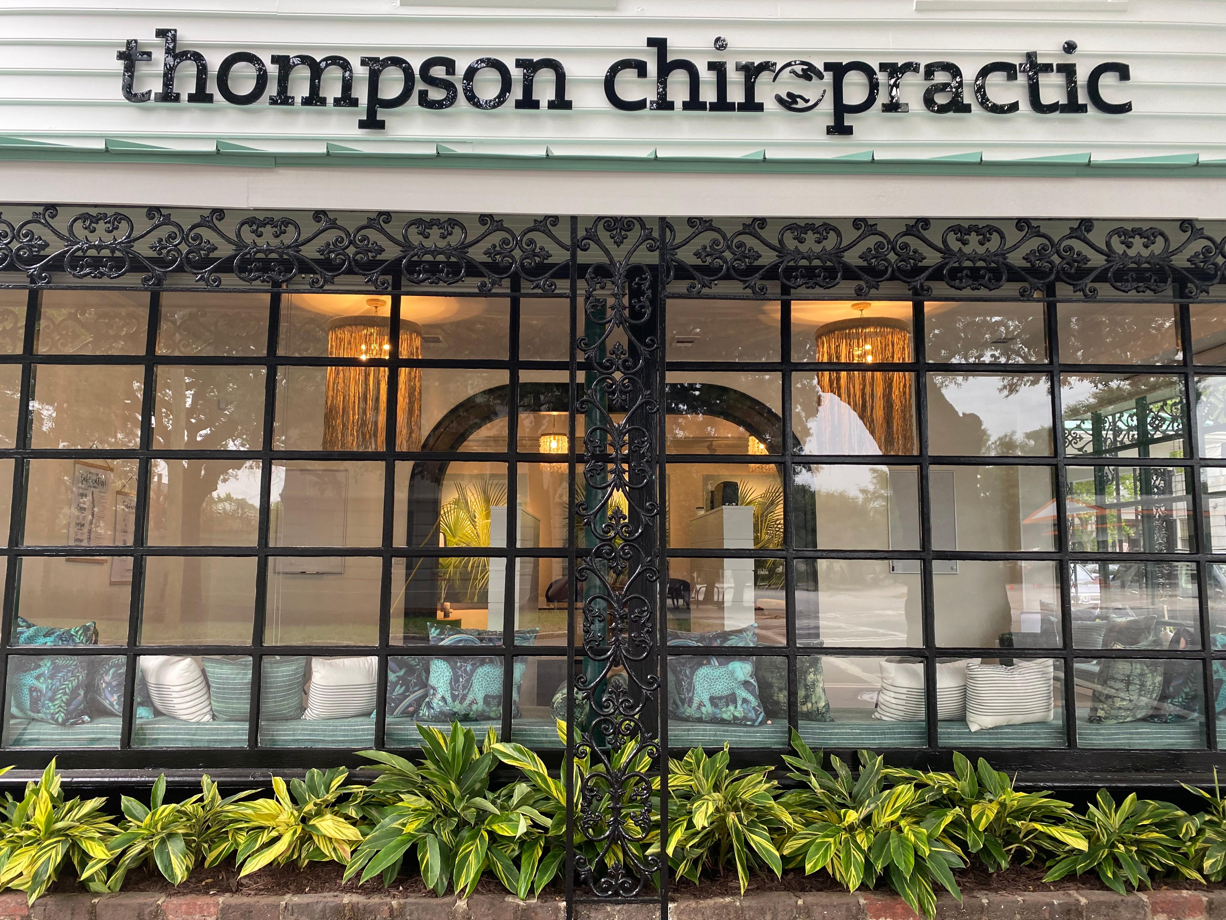 Thompson Chiropractic & Wellness Center Window