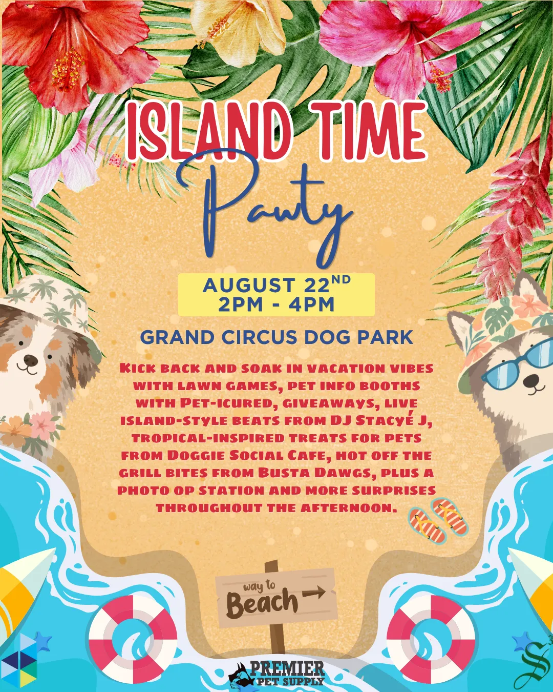 Image of Local Pet Event ISLAND TIME PAW-TY! Nearby