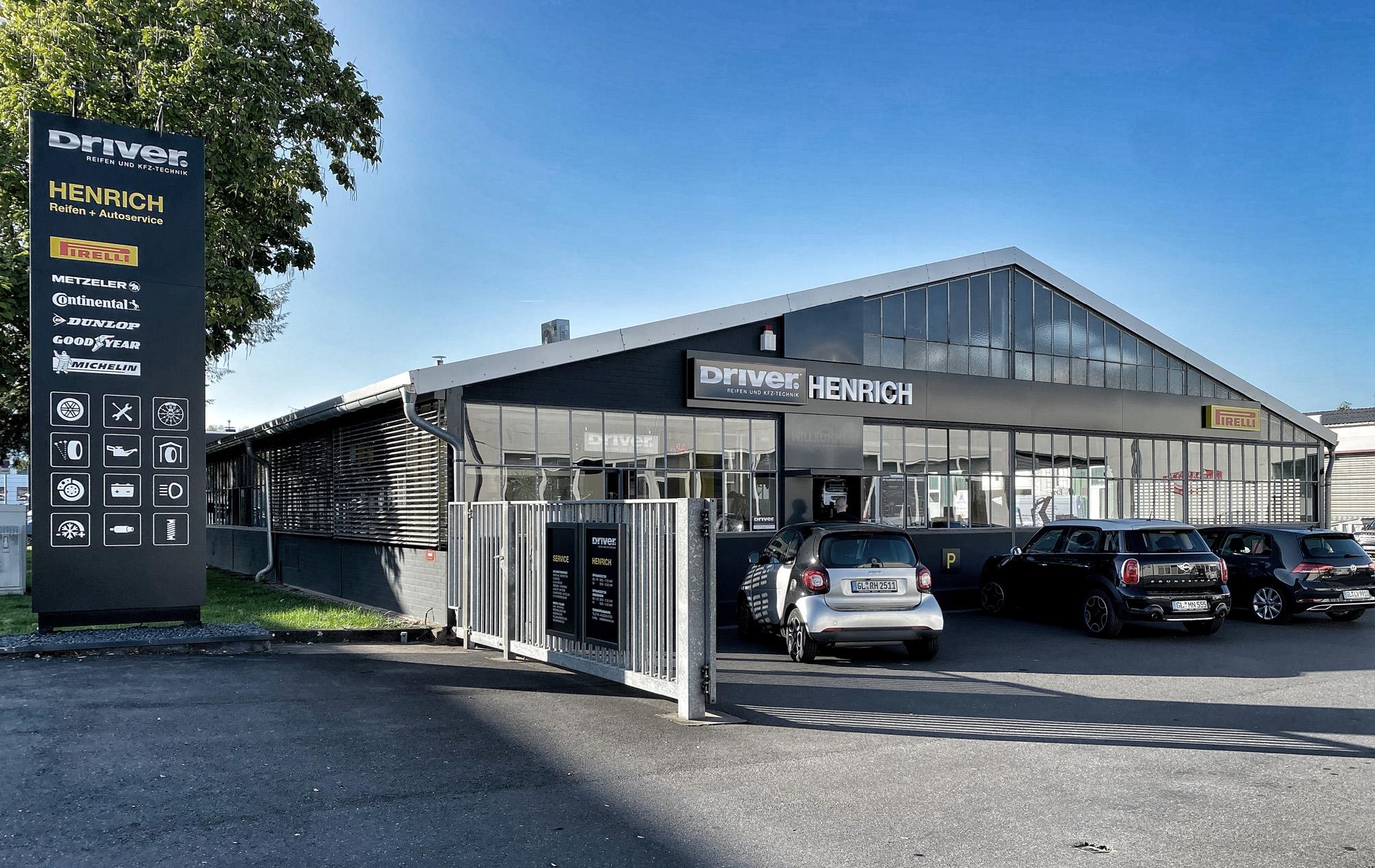 Henrich Reifen und Autoservice GmbH, Rathenaustraße 4 in Bergisch Gladbach