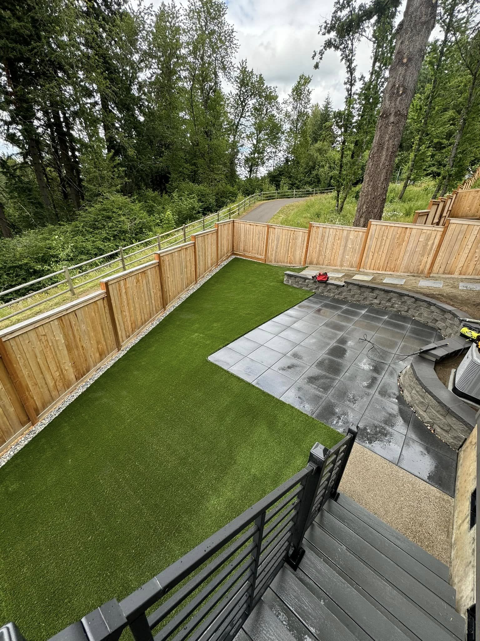 Artificial Turf Installation Canby, OR
Get a low-maintenance, green lawn year-round with artificial turf installation from Smart Donkey Hardscape & Construction LLC in Canby, OR. Our high-quality turf gives your yard a fresh, clean look without the hassle of mowing or watering. Ideal for families, pets, and anyone seeking an eco-friendly landscape solution.