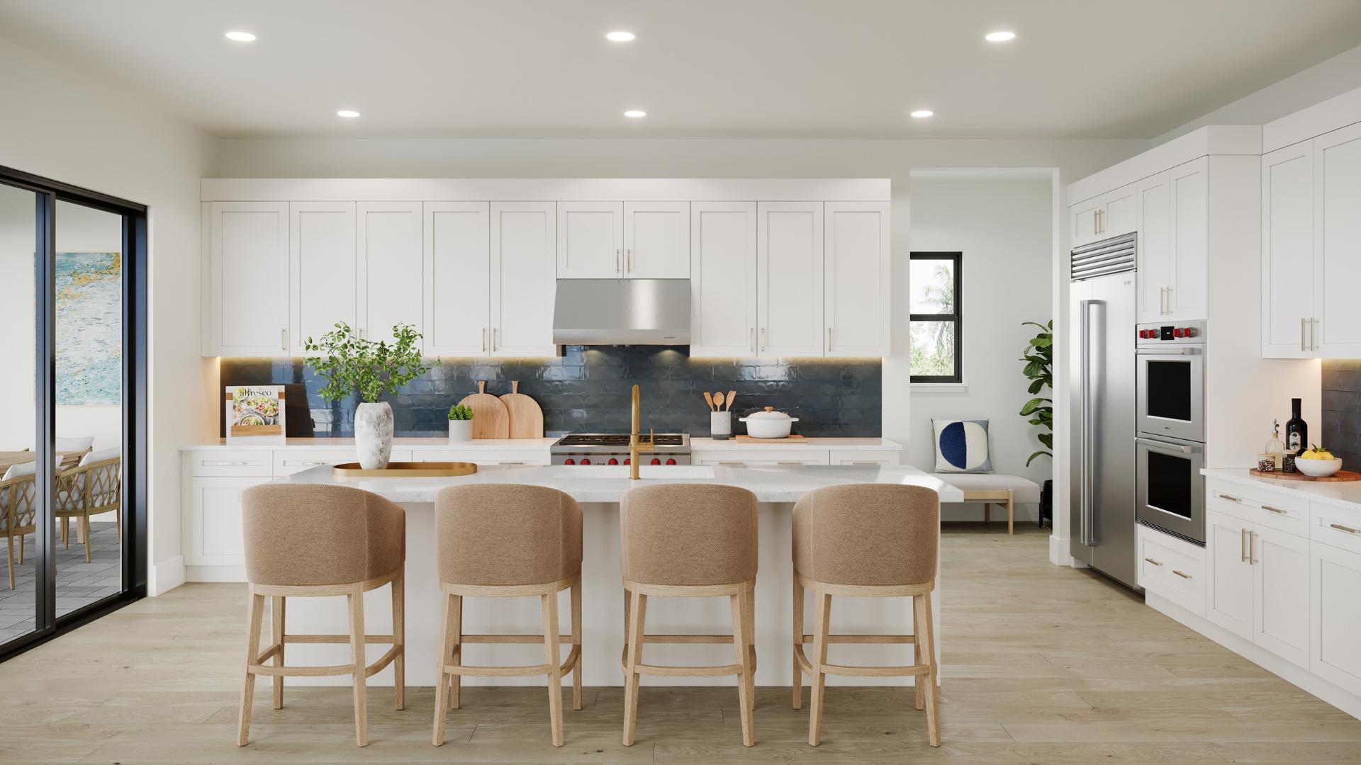 Chef-inspired kitchens with plentiful space, style, and storage