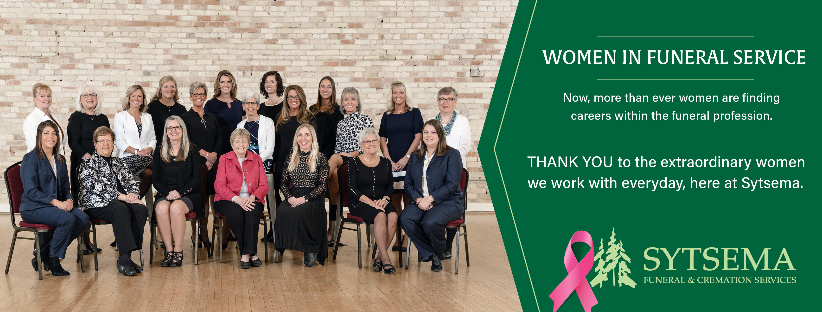 THANK YOU to the extraordinary women we work with everyday, here at Sytsema