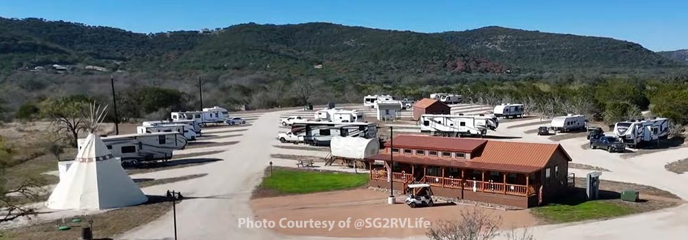 Arial photo of the park.