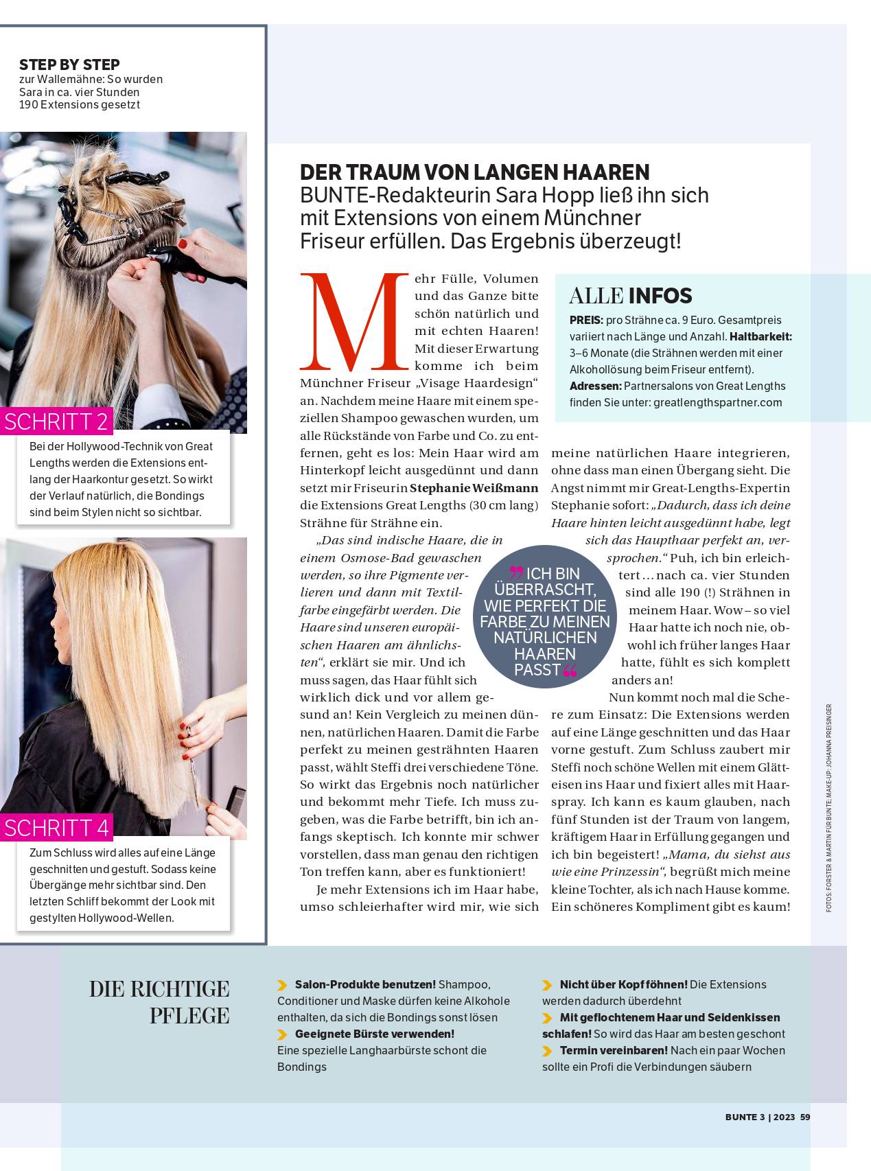 Aktuelles über_ Visage Hair & Design - Haarverlängerung München - Renate Klingspor