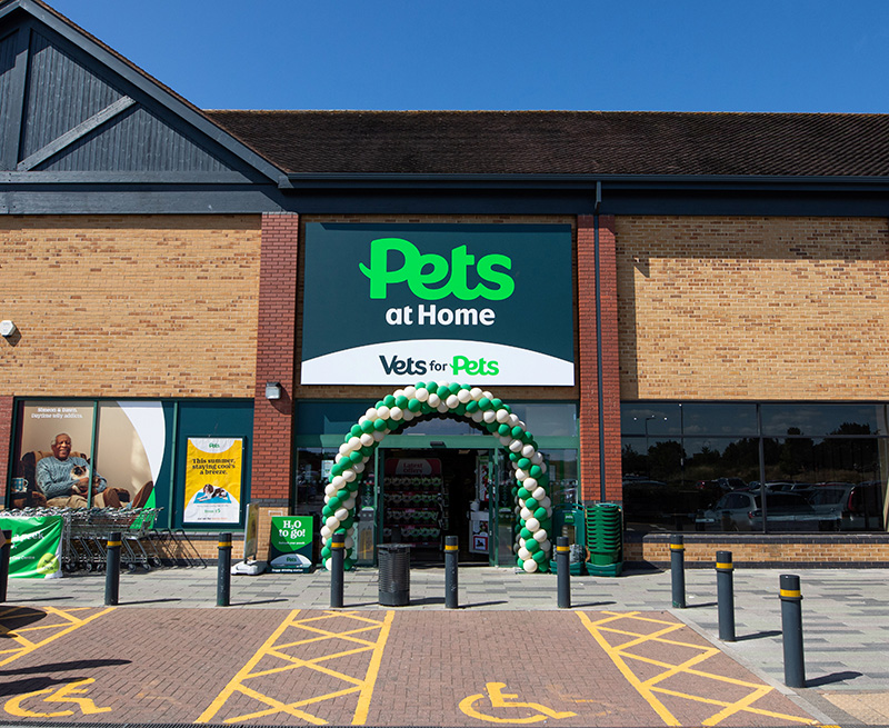 Front of the location
