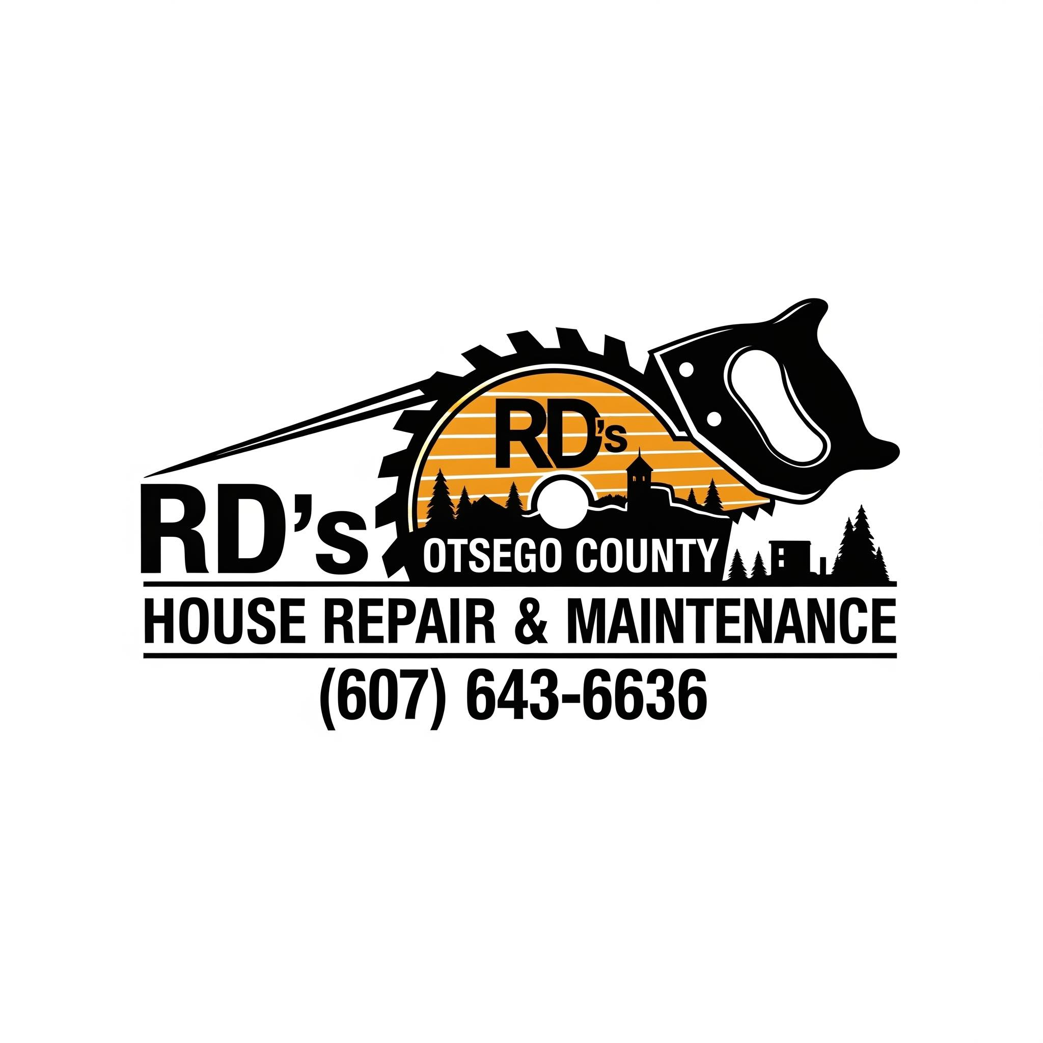 RD's House Repair and Maintenance Logo