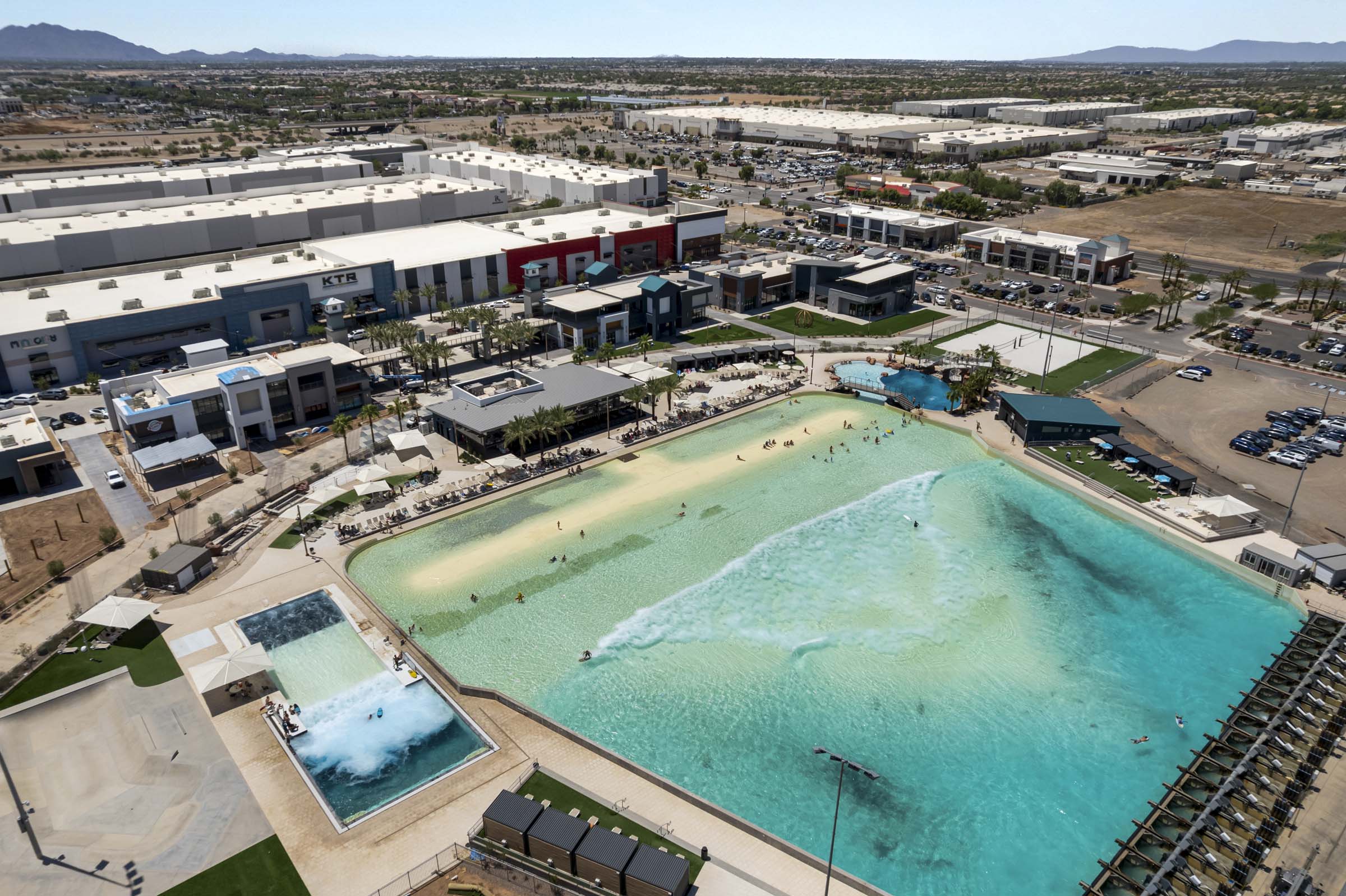 Local Cannon Beach surf park near Camden Gilbert apartments in Gilbert, AZ 