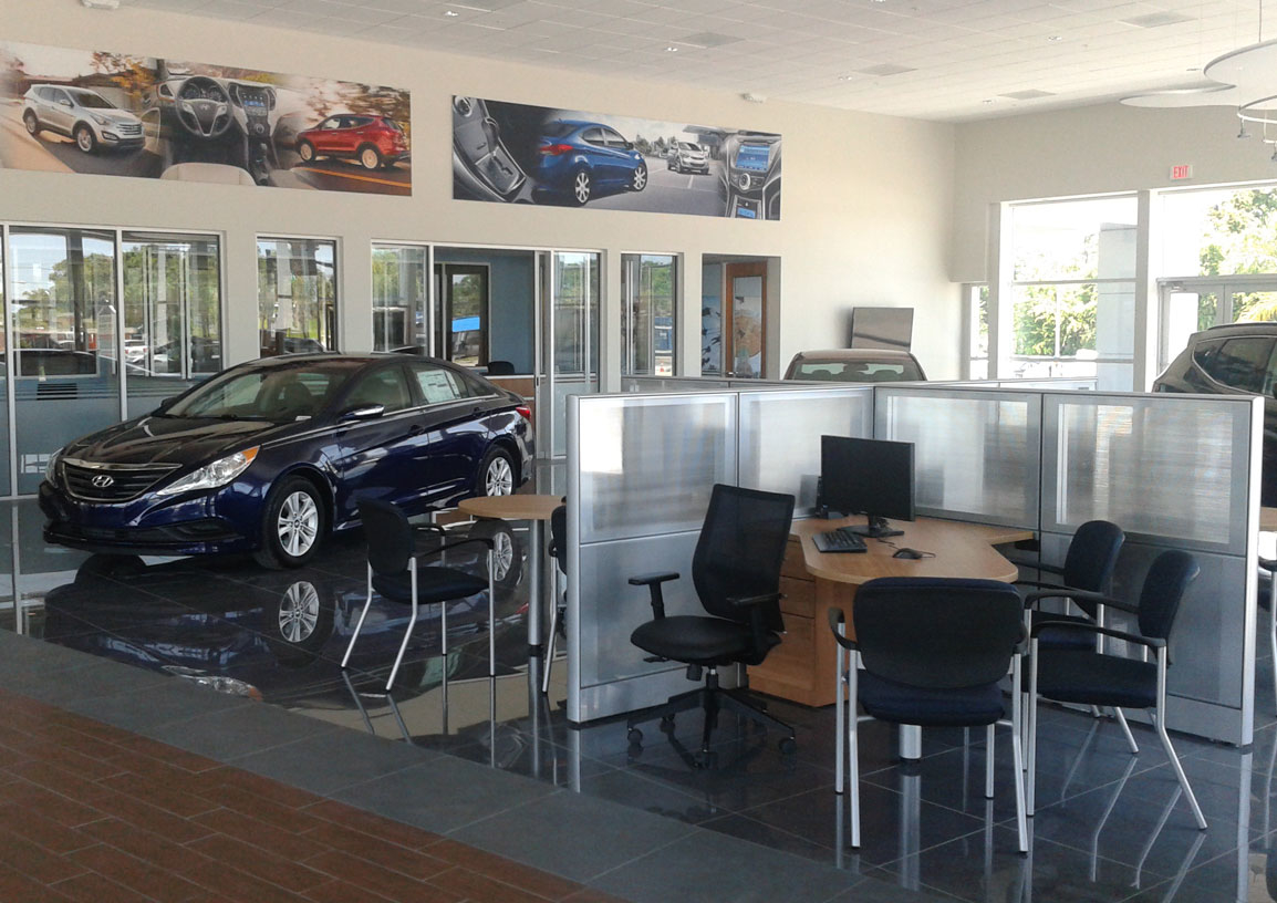 The All New Lakeland Hyundai Showroom is the perfect place to find your new Hyundai. Relax and enjoy your next car buying experience in comfort and style. Come to Lakeland Hyundai and see for yourself.