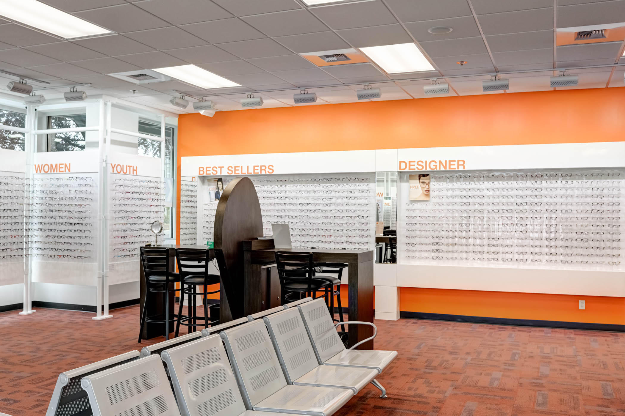 Store Interior at Stanton Optical store in Portland, OR 97223