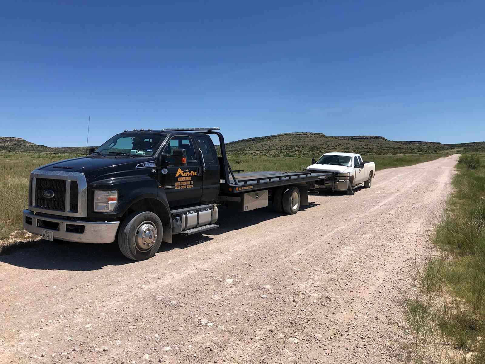 Stuck on the side of the road? Call for a tow!